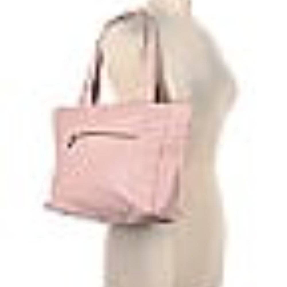 A new day women's pink blush faux leather tote bag purse - Picture 4 of 4